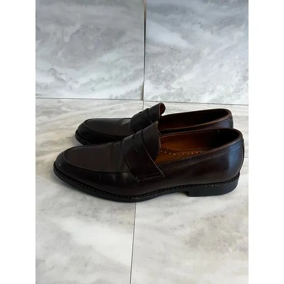 Brooks Brothers Men’s Brown Penny Loafers Size 10.5 Leather USA Made