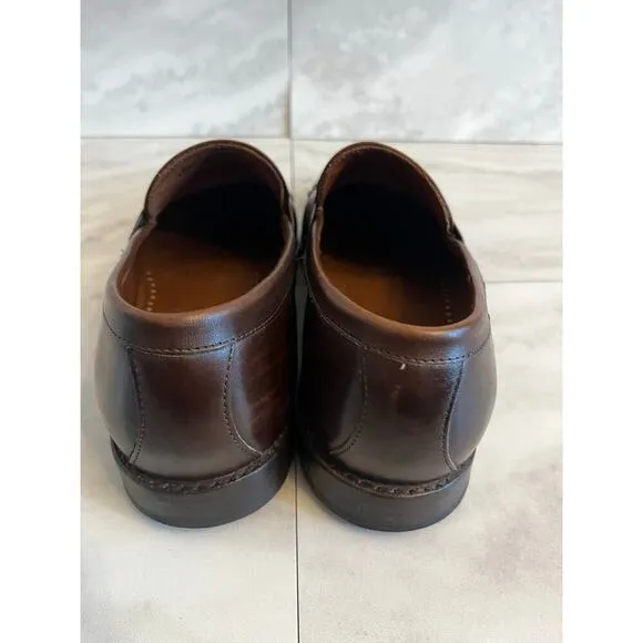 Brooks Brothers Men’s Brown Penny Loafers Size 10.5 Leather USA Made