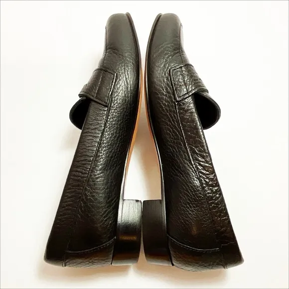 Brooks Brothers Pebbled Leather Penny Loafers