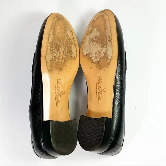Brooks Brothers Pebbled Leather Penny Loafers