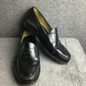 Brooks Brothers Penny Loafers Black Slip On Size 8 D