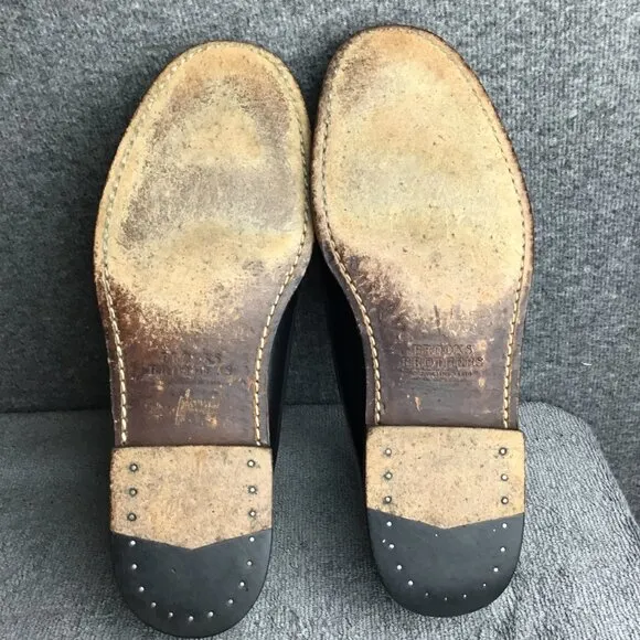 Brooks Brothers Penny Loafers Black Slip On Size 8 D