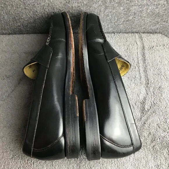 Brooks Brothers Penny Loafers Black Slip On Size 8 D