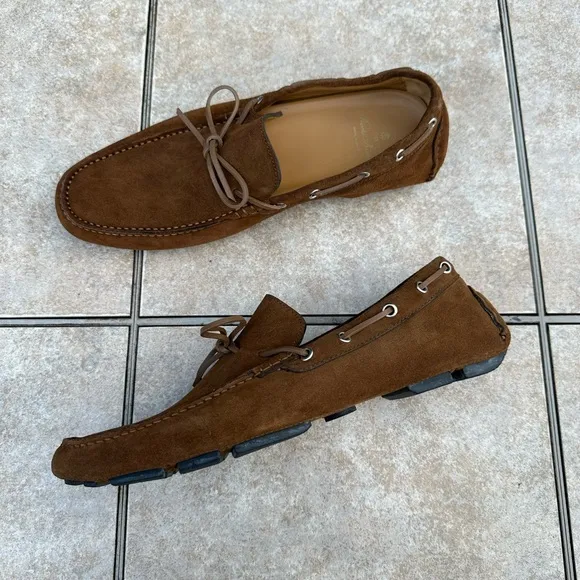 BROOKS BROTHERS Suede Driving Moccasins Loafers