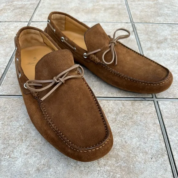 BROOKS BROTHERS Suede Driving Moccasins Loafers