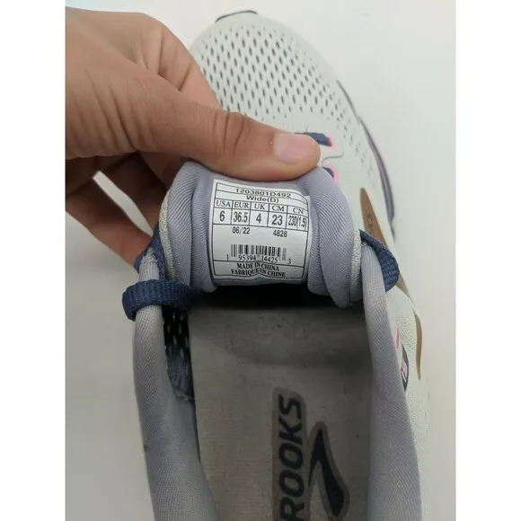 Brooks Ghost 15 1203801D492 Running Shoes Sneakers Size 6