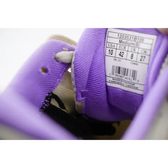 Brooks Shoes Womens Size 10 Adrenaline GTS 22 Running Comfy Grey White Purple