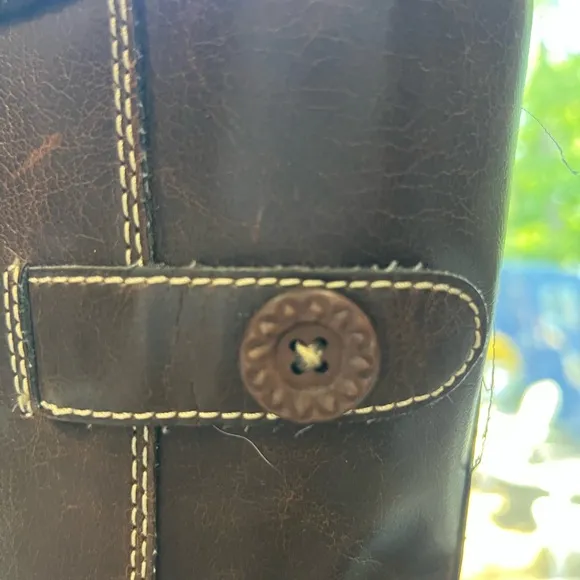 Brown Tall Boots with Fur Lining