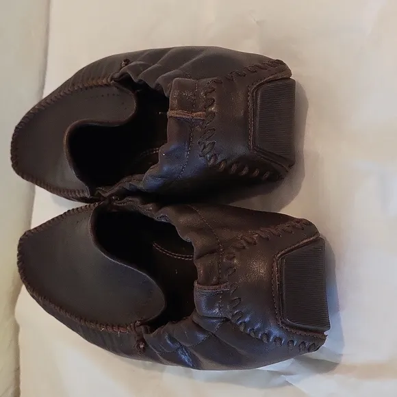 Bruno Magli Faina Brown Moccasin Driving Loaders Luxe Leather Size 11