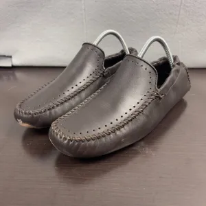 Bruno Magli Faina Driving Moccasin  Loafers Brown Leather Slip On Shoes Size 8