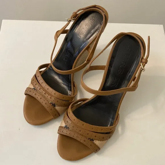 Burberry Haymarket Effingham 85 Espadrilles in Brogue