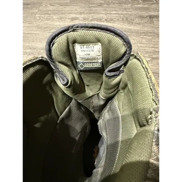CABELAS Gortex Men's Camouflage HUNTING Fishing BOOTS Size 12M High Calf