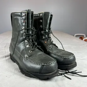 Cabela's Mid Calf Boots Men's Size 10D Black Uninsulated Lace Up 80082254