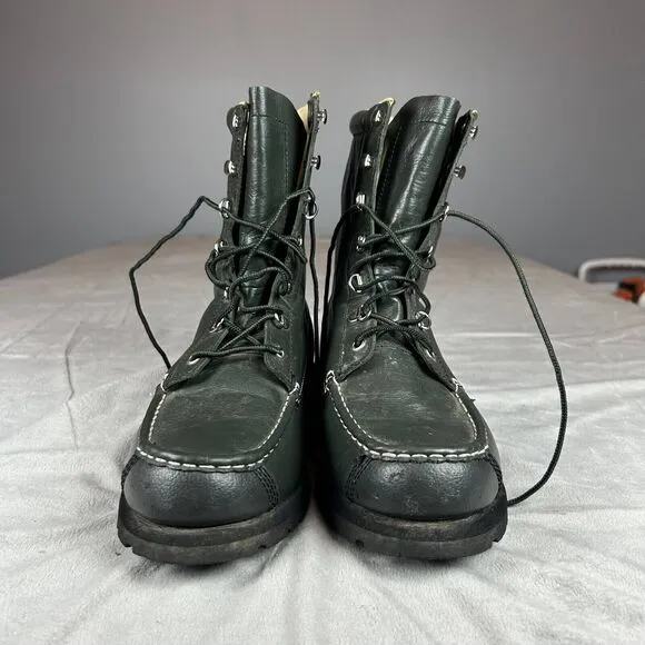 Cabela's Mid Calf Boots Men's Size 10D Black Uninsulated Lace Up 80082254