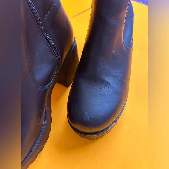 Call It Spring Nickii Chunky Platform Vegan Leather Boots