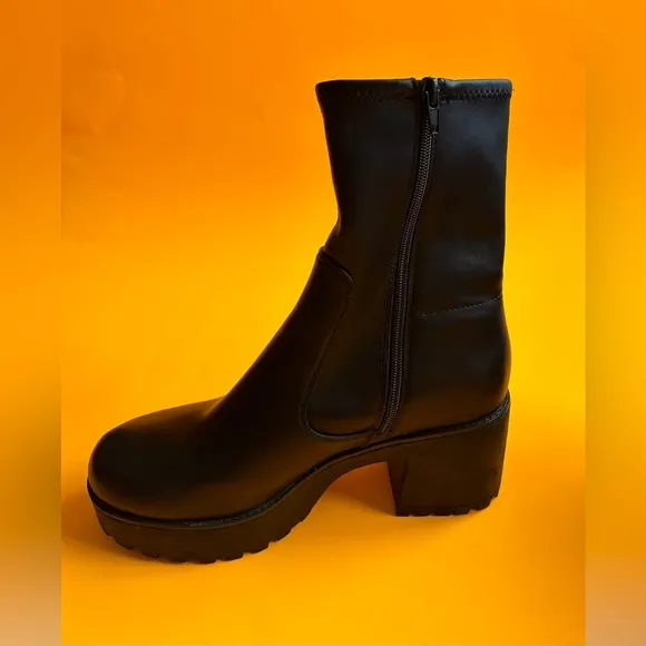 Call It Spring Nickii Chunky Platform Vegan Leather Boots