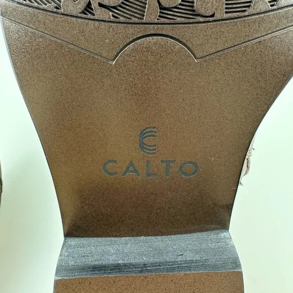 CALTO Men's Brown Leather Increasing Elevator‎ Western Ranch Style Boots