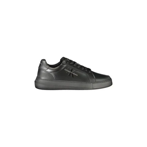 Calvin Klein Sports Shoe with Laces and Print Men Black Sneakers