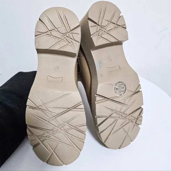 Camper Milah beige Chelsea leather boots size 38
