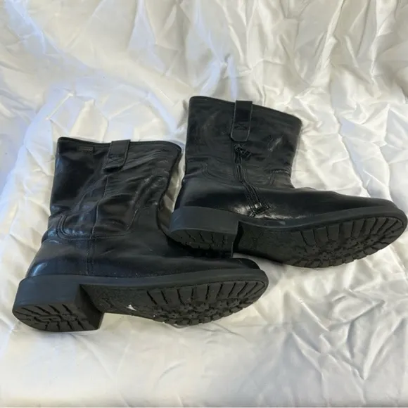 Camper Retro Nubuck Leather Mid Calf Combat Moto Boots- Size 36 (6)