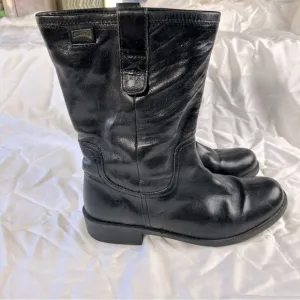Camper Retro Nubuck Leather Mid Calf Combat Moto Boots- Size 36 (6)