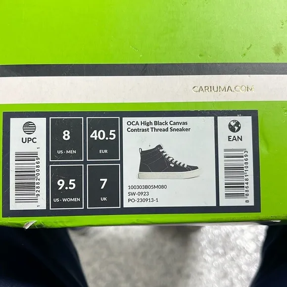 CARIUMA OCA THERMAL HIGH TOP SNEAKERS BLACK - 8