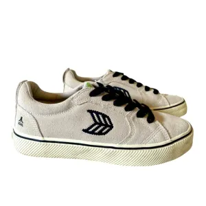 Cariuma X Atari OCA Shoes Womens Sz 7.5 In Vintage White Gray Suede Sneakers