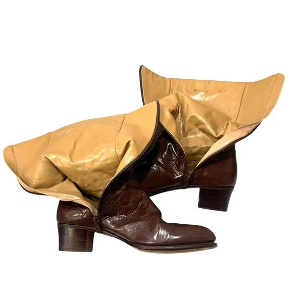 Carmina Albaladejo‎ Shoemakers Leather Zip Mid Calf Boot