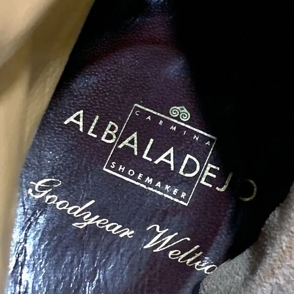 Carmina Albaladejo‎ Shoemakers Leather Zip Mid Calf Boot