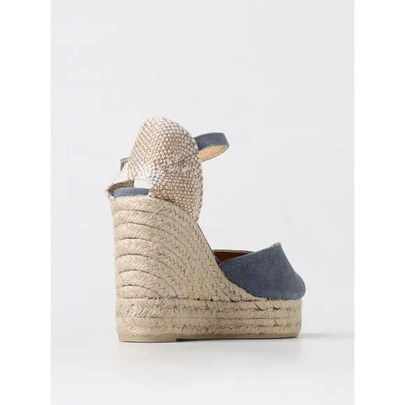 Castaner Bianca Espadrilles Wedge Sandals Women Blue