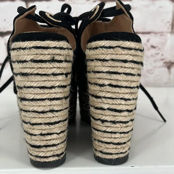 Castaner Suede Slingback Espadrilles, Size 8