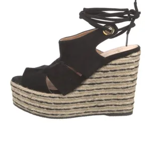 Castaner Suede Slingback Espadrilles, Size 8