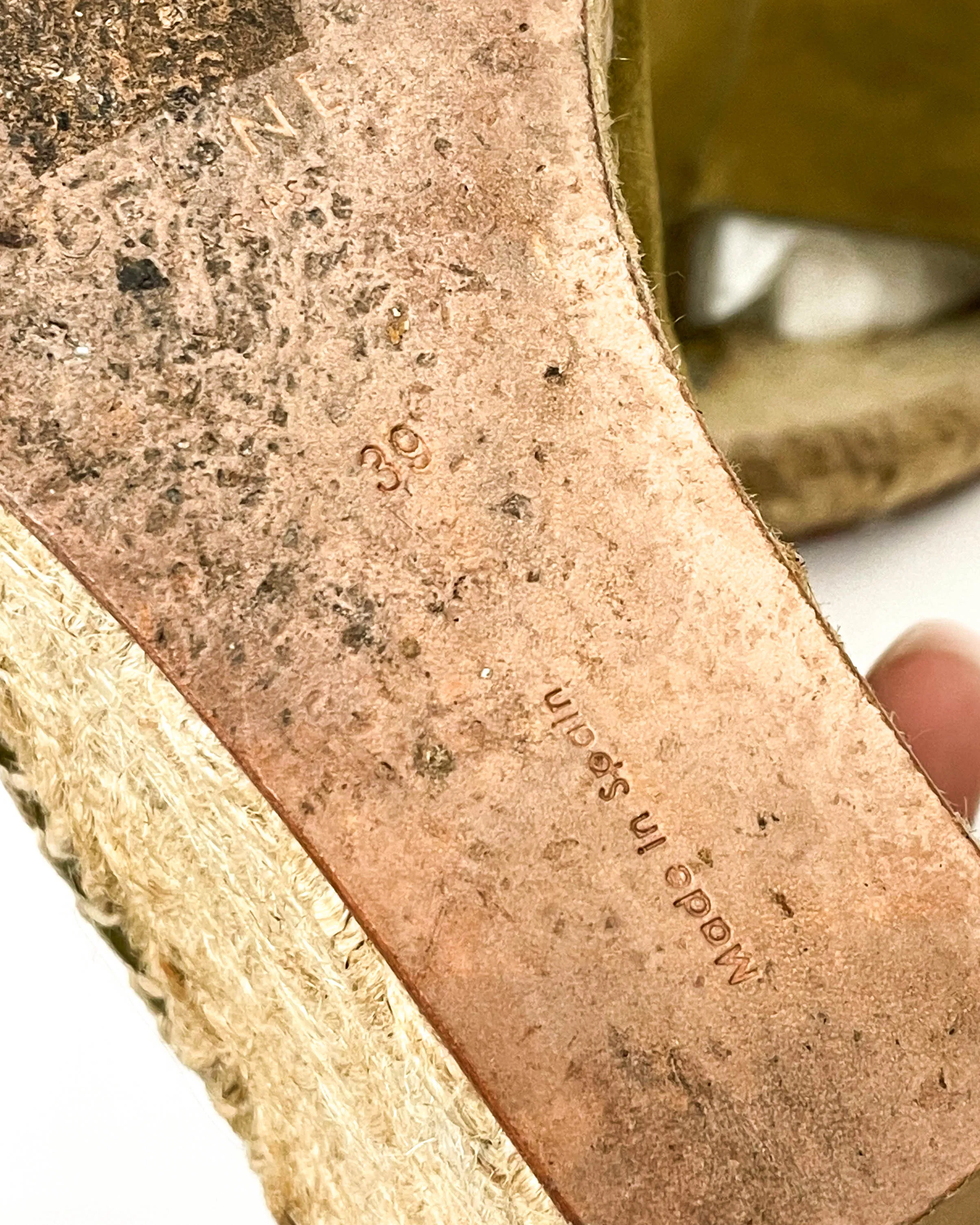 Celine Wedge Espadrilles- Size 39