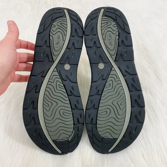 Chaco Black/Gray ZX/2 Sport Sandals Women's Sz 10 Adjustable Straps Arch Support