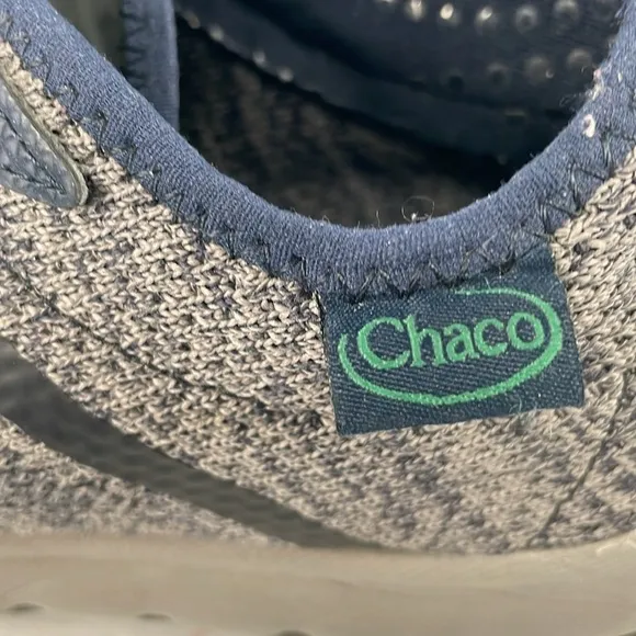 Chaco Torrent Pro Sport Grey and Blue Hiking Water Sneakers