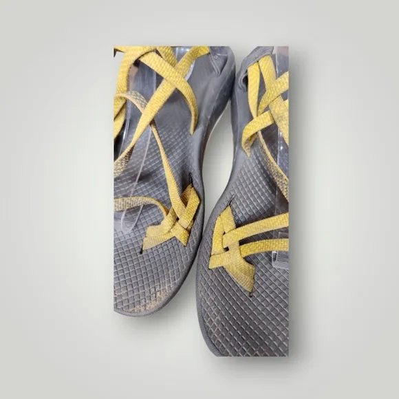 Chaco Women's Z/Cloud X2 Open Toe Sandals Marigold Yellow Size 10