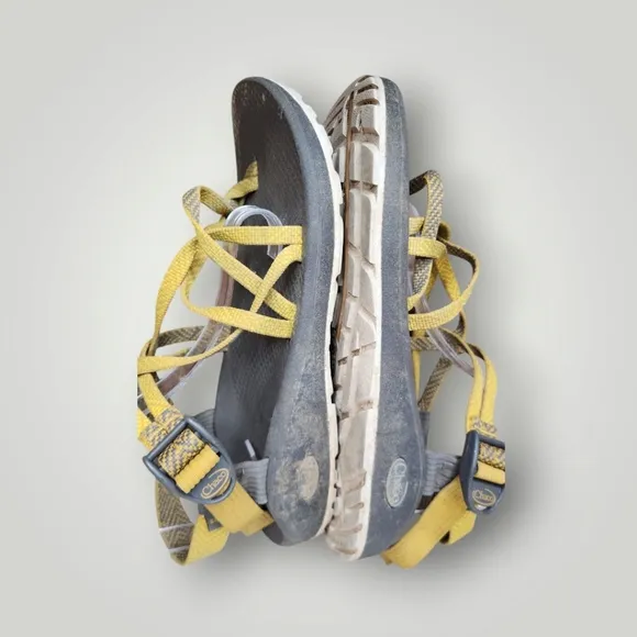 Chaco Women's Z/Cloud X2 Open Toe Sandals Marigold Yellow Size 10