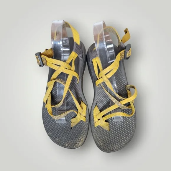 Chaco Women's Z/Cloud X2 Open Toe Sandals Marigold Yellow Size 10