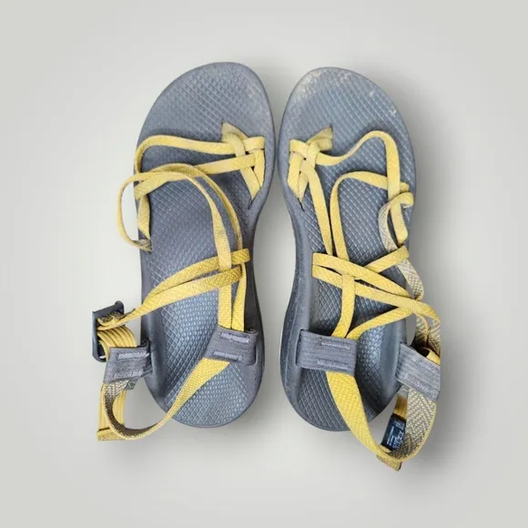 Chaco Women's Z/Cloud X2 Open Toe Sandals Marigold Yellow Size 10
