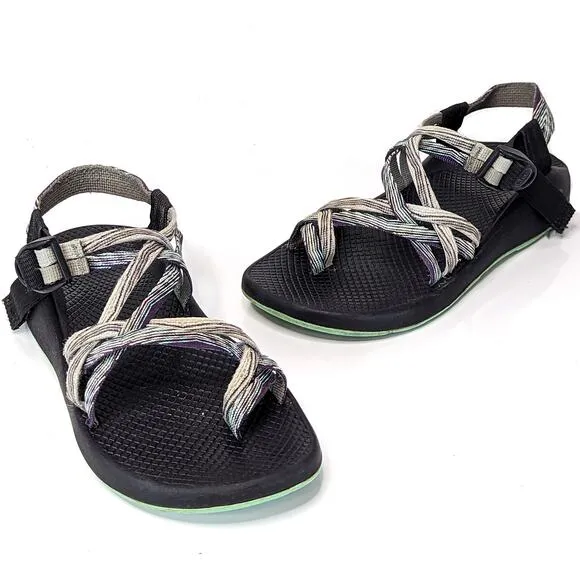 Chaco Womens ZX/2 Sandals Pixel Weave Classic Hiking Outdoor Gorpcore Toe Loop 8