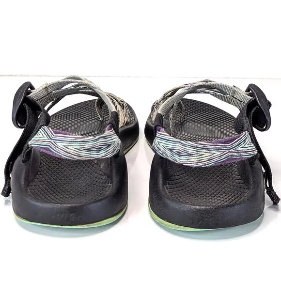 Chaco Womens ZX/2 Sandals Pixel Weave Classic Hiking Outdoor Gorpcore Toe Loop 8