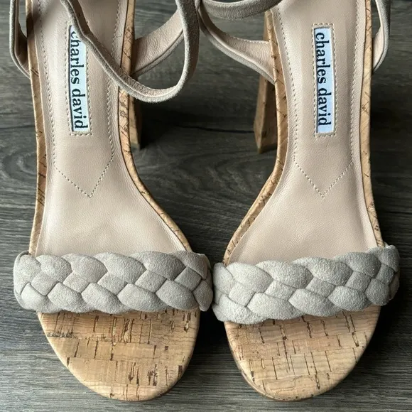 Charles David Jocky Platform Sandals size 6.5
