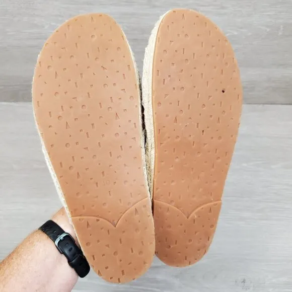 Charlotte Stone open toe criss cross espadrilles
