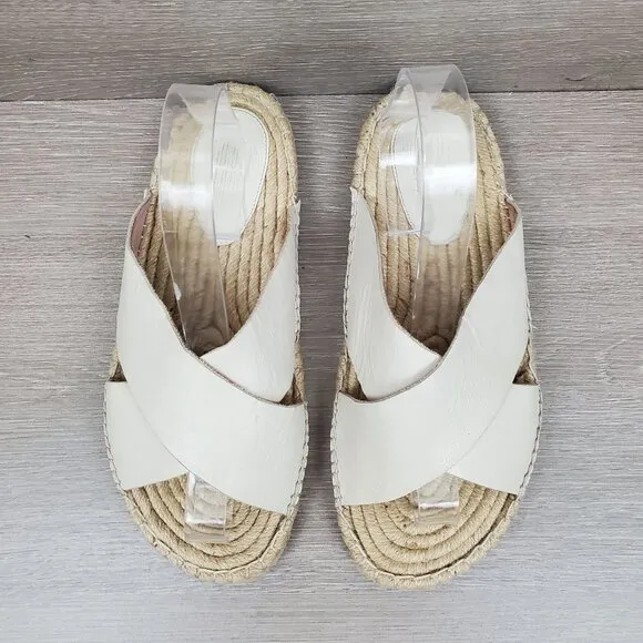 Charlotte Stone open toe criss cross espadrilles