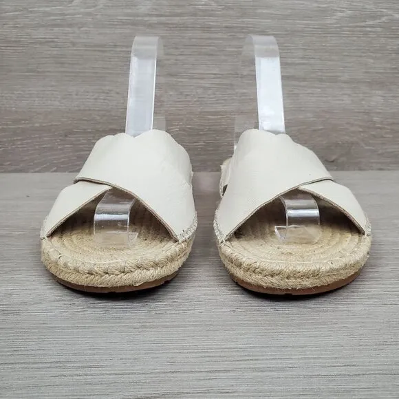 Charlotte Stone open toe criss cross espadrilles