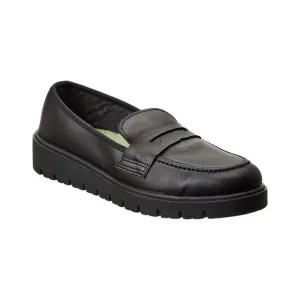Childrenchic Leather Loafers, Black