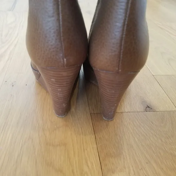 Chloe wedge mid calf boots