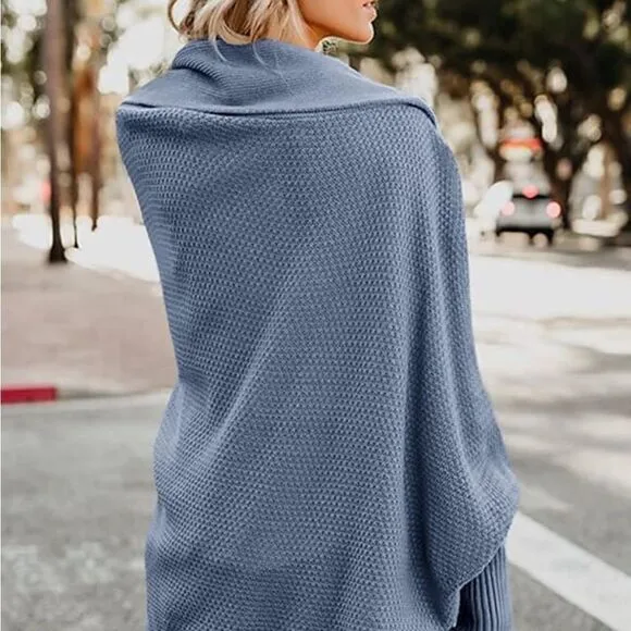 Chunky Knit Oversized Cardigan Sweater