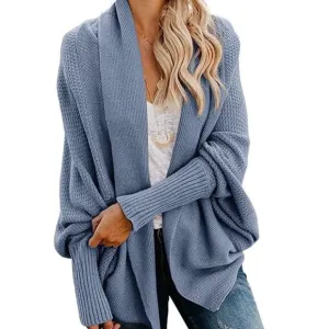 Chunky Knit Oversized Cardigan Sweater