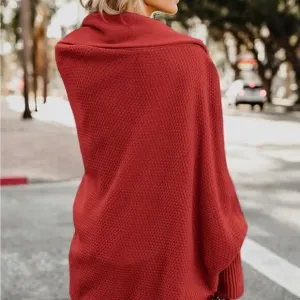 Chunky Knit Oversized Cardigan Sweater